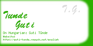 tunde guti business card