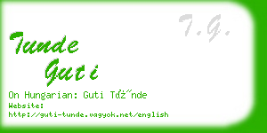 tunde guti business card